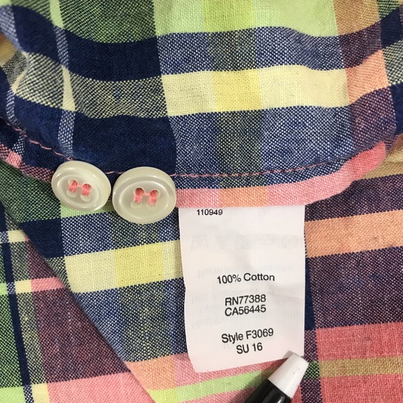 J. Crew Plaid Button Down Shirt XL - Picture 6 of 6